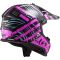 Мотошолом LS2 MX437 Fast Evo Verve Black Fluo Pink