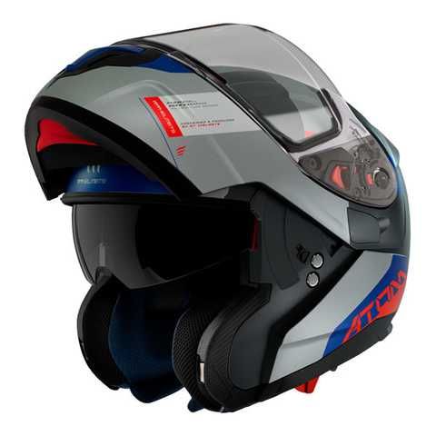 Мотошолом MT ATOM SV Gorex C12 Matt Titanium