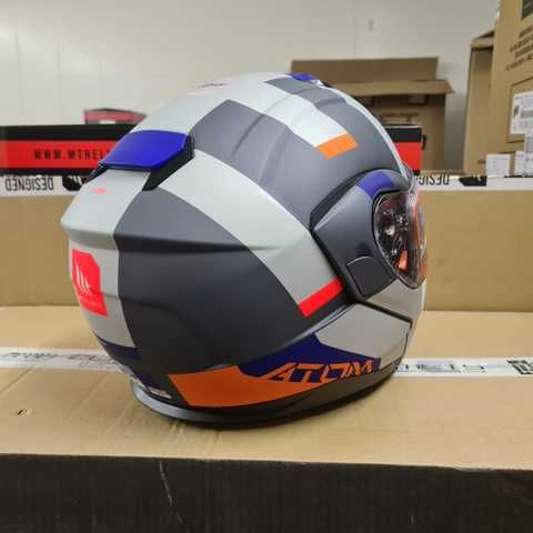 Мотошолом MT ATOM SV Gorex C12 Matt Titanium
