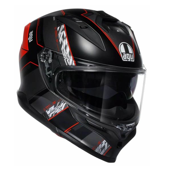 Шолом AGV K7 (E2206) KYBER black/red