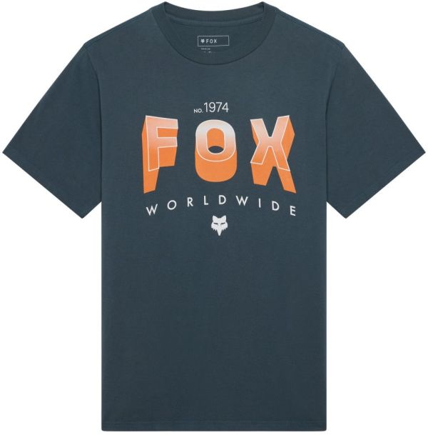 Футболка Fox Short Sleeve Tee - Block Deep Cobalt