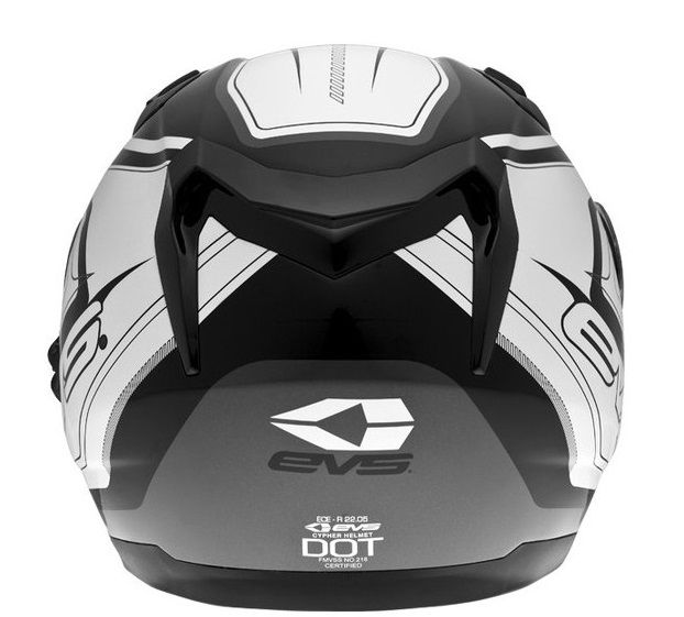 Мотошолом EVS Cypher Street Helmet - Maverick White Black