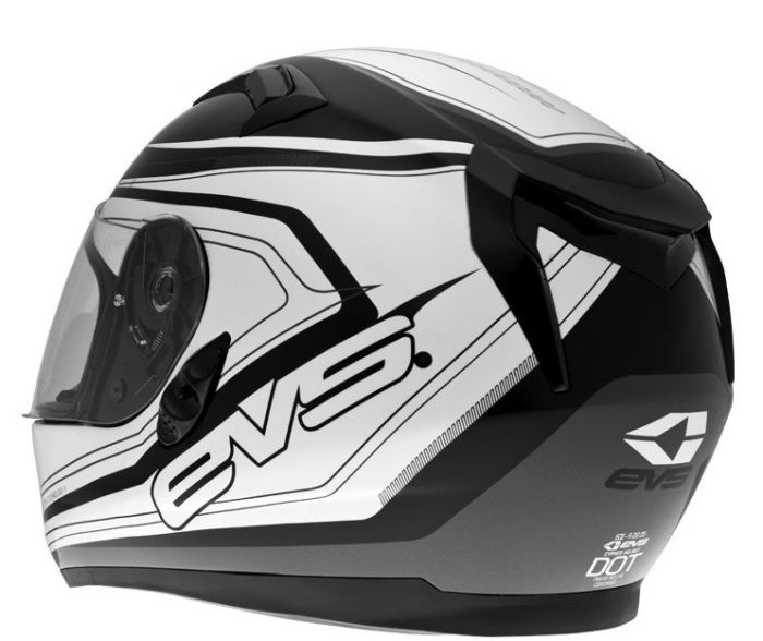 Мотошолом EVS Cypher Street Helmet - Maverick White Black