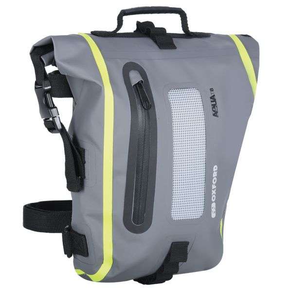 Мото сумка Oxford Aqua T8 Tail Bag - Black/Grey/Fluo