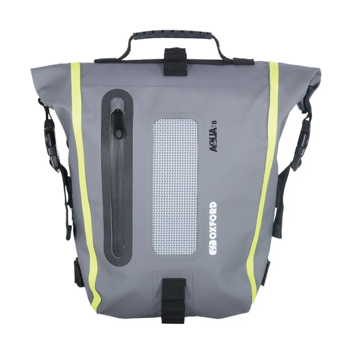 Мото сумка Oxford Aqua T8 Tail Bag - Black/Grey/Fluo