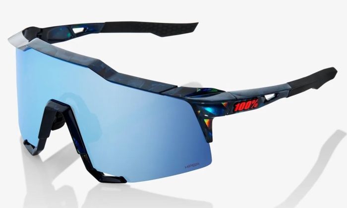 Окуляри Ride 100% Speedcraft - Black Holographic - Hiper Blue Multilayer Mirror Lens