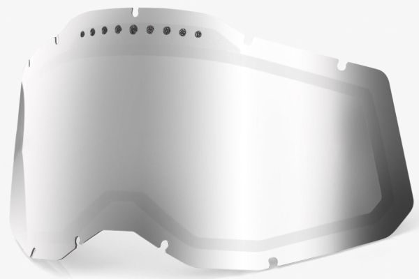 Лінза 100% Rc2/ac2/st2 (gen.2) Dual Vented Lens Mirror Silver