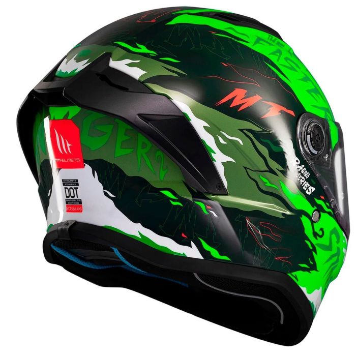 Мотошолом MT STINGER 2 Ardent C6 Gloss Green