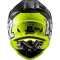 Мотошолом LS2 MX437 Fast Evo Crusher Black Hi-Vis Yellow