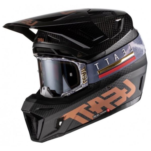 Мотошолом Leatt Helmet Moto 9.5 + Goggle Carbon