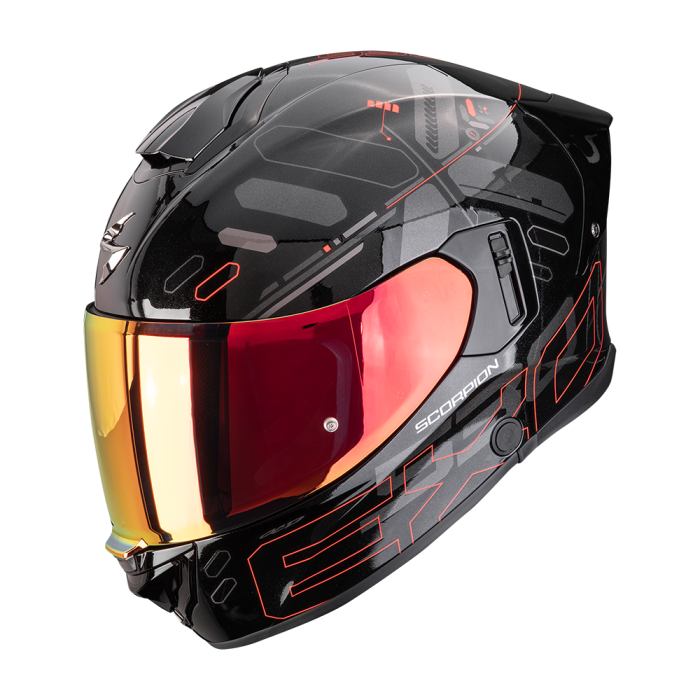 Шолом SCORPION EXO-530 AIR FOND metal black/red