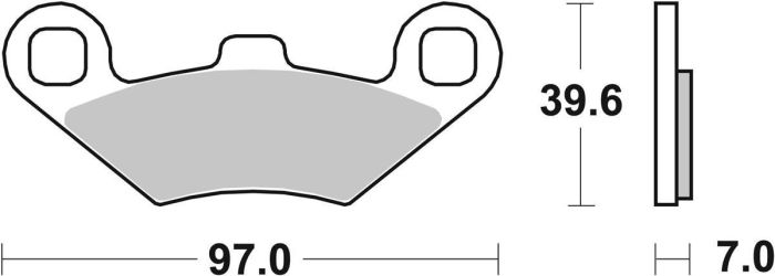 Гальмівні Колодки Sbs Standard Brake Pads,  Sinter/carbon