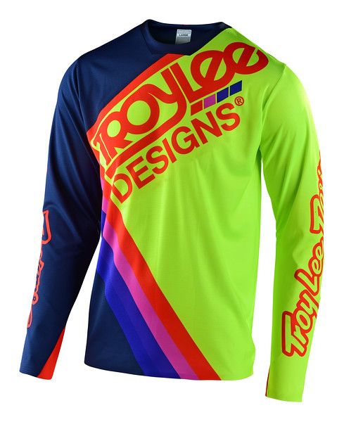Джерсі TLD Sprint Ultra Jersey [Tilt Navy/FLO Yellow]