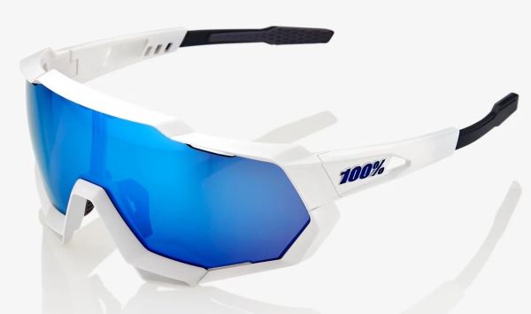 Окуляри Ride 100% Speedtrap - Matte White - Hiper Blue Multilayer Mirror Lens
