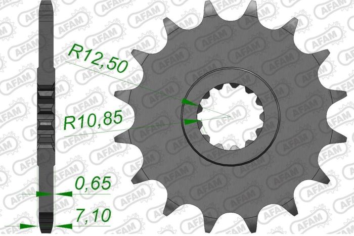 Зірка Afam Shaft Sprocket 520