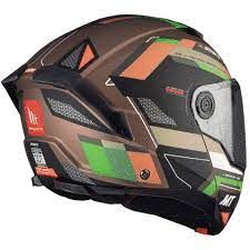 Мотошолом MT ATOM 2 SV BAST A6 Matt Green