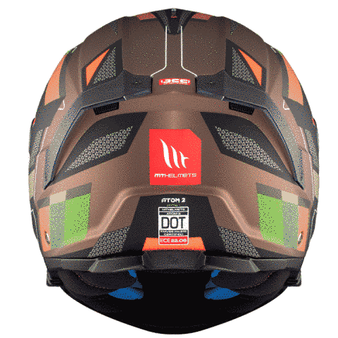 Мотошолом MT ATOM 2 SV BAST A6 Matt Green