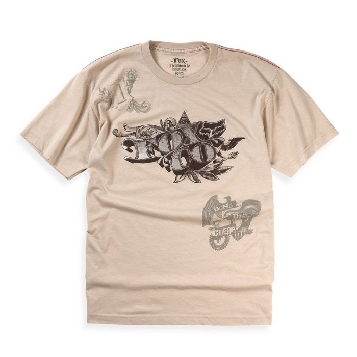 Футболка Fox Counterfeit Heathered Tee Sand