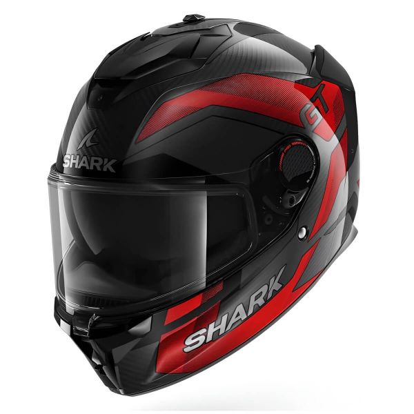 Шолом SHARK SPARTAN GT PRO RITMO CARBON red chrome