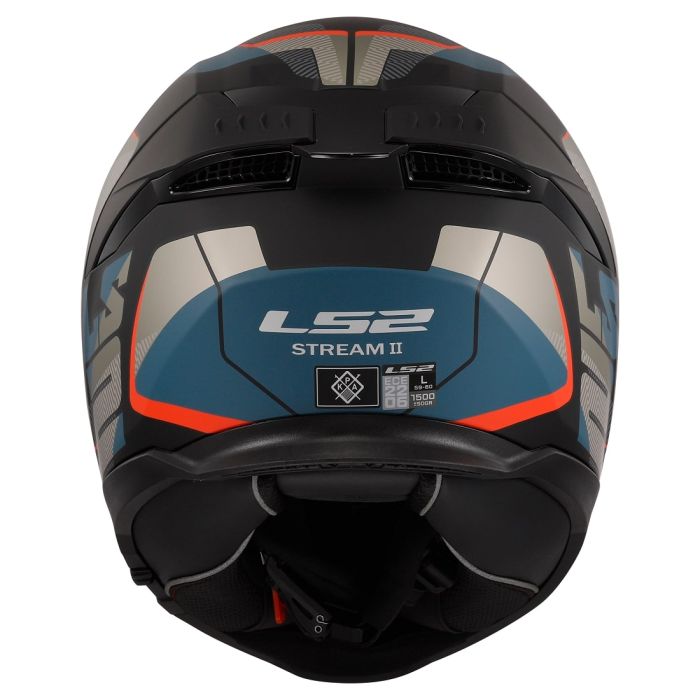 Мотошолом LS2 FF808 Stream 2 Road Matt Black Blue