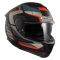 Мотошолом LS2 FF808 Stream 2 Road Matt Black Blue