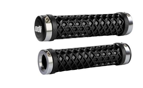 Гріпси ODI Vans® Lock-On Grips, Black w/ Silver Clamps