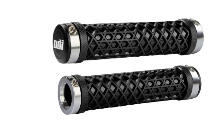 Гріпси ODI Vans® Lock-On Grips, Black w/ Silver Clamps