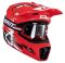 Мотошолом Leatt Helmet Moto 3.5 + Goggle Red