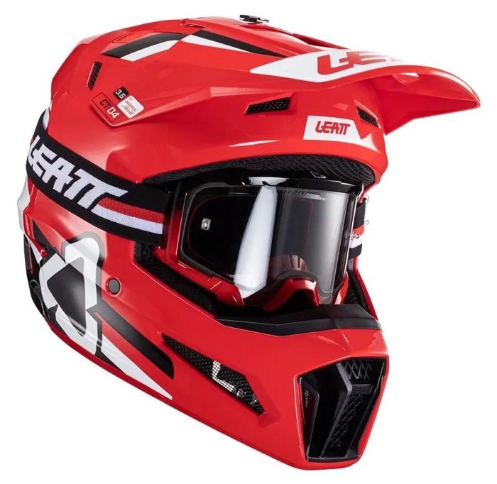 Мотошолом Leatt Helmet Moto 3.5 + Goggle Red