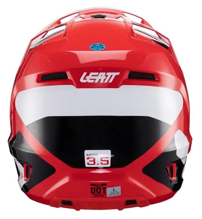 Мотошолом Leatt Helmet Moto 3.5 + Goggle Red