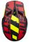 Мотошолом Just1 J22-F Falcon Fluo Red Yellow Black