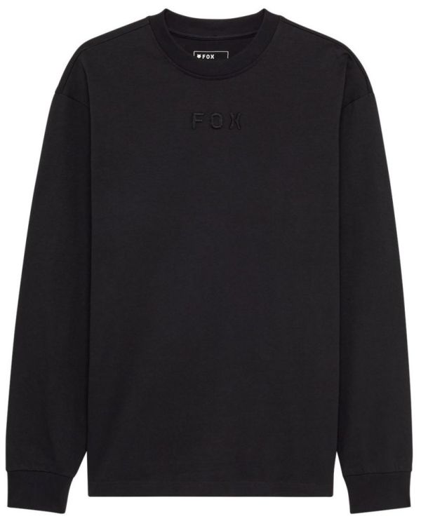 Футболка Fox Oversize Long Sleeve Tee - Wordmark Black