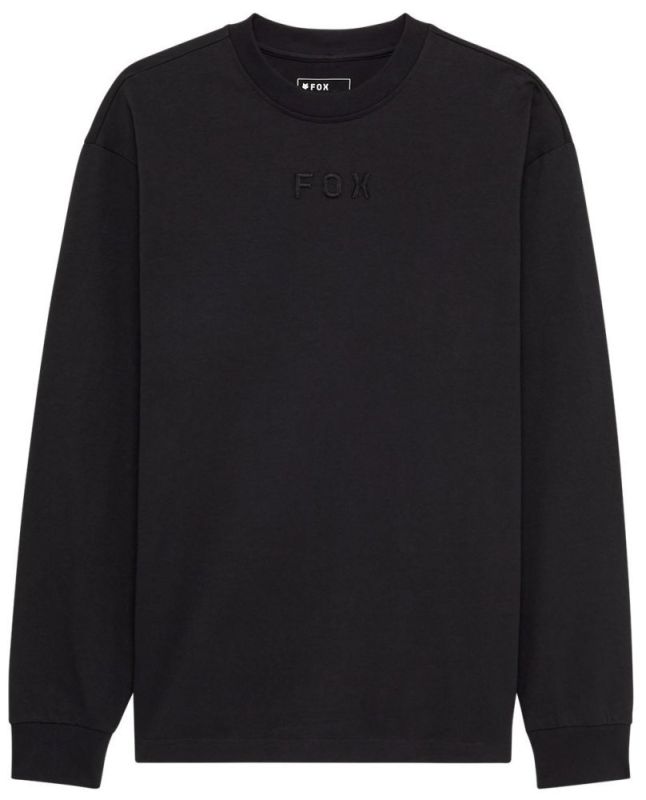 Футболка Fox Oversize Long Sleeve Tee - Wordmark Black
