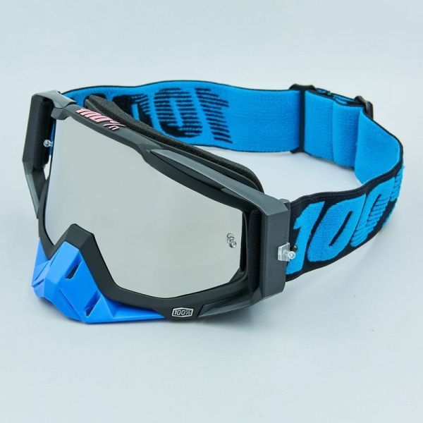 Маска кросова 100% Black Blue