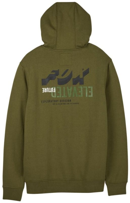 Толстовка Fox Elevated Hoodie Olive Green