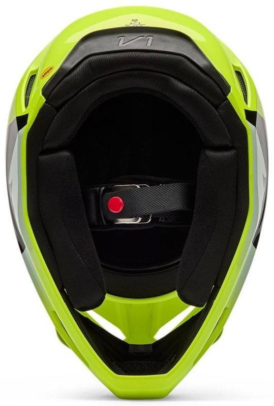 Шолом Fox Yth V1 Helmet - Shield Flo Yellow