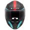 Мотошолом LS2 FF811 Vector 2 C Grid Red Cyan