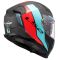 Мотошолом LS2 FF811 Vector 2 C Grid Red Cyan