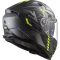 Мотошолом LS2 FF811 Vector 2 Techbot Matt Titanium Hi-Vis Yellow