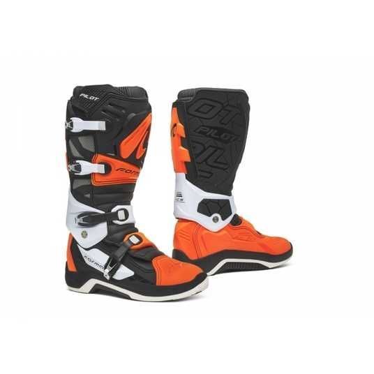 Мотовзуття FORMA PILOT black/orange/white