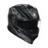Мотошолом AGV K7 (E2206) DAMASCUS black/silver