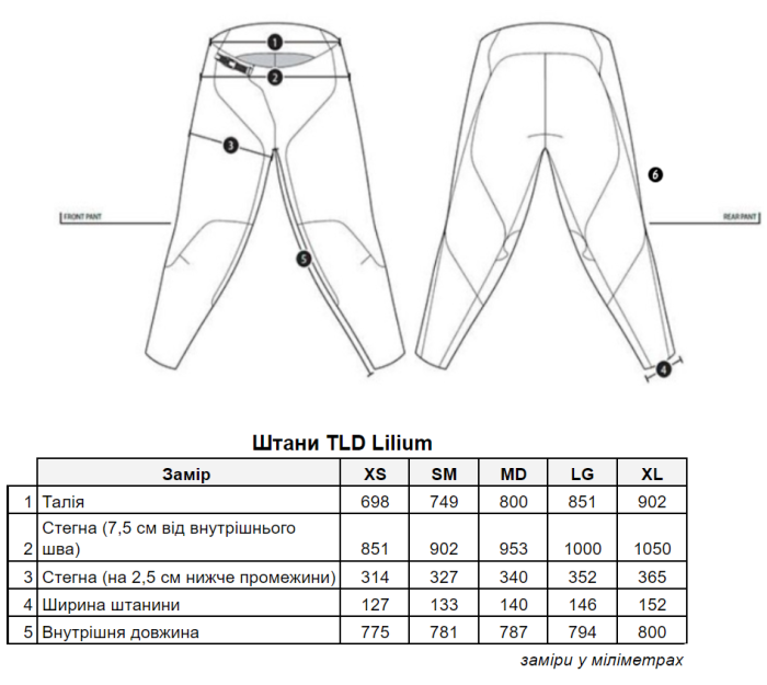 Штани TLD WMNS LILIUM PANT [Coffee]