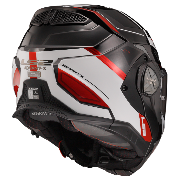 Мотошолом LS2 FF901 Advant X Spectrum Black White Red