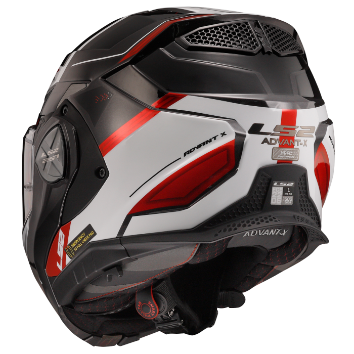 Мотошолом LS2 FF901 Advant X Spectrum Black White Red
