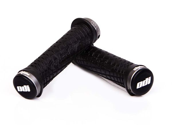 Гріпси ODI Troy Lee Designs Signature  MTB Lock-On Bonus Pack Black w/Grey Clamps