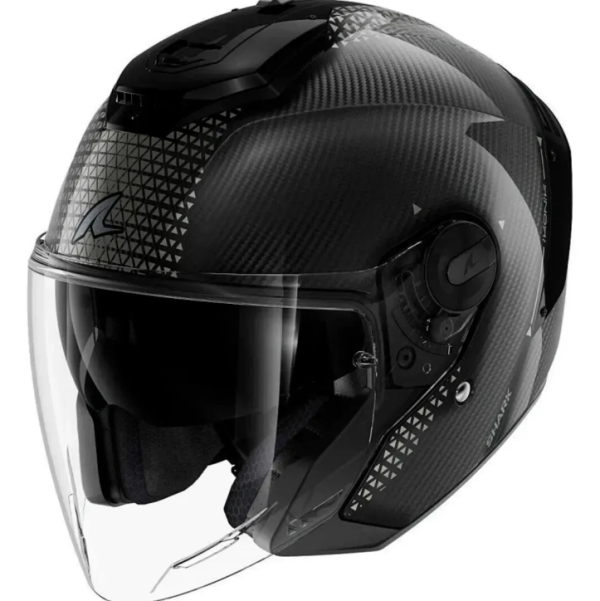 Мотошолом SHARK RS Jet Carbon Ikonik Carbon Black Chrom