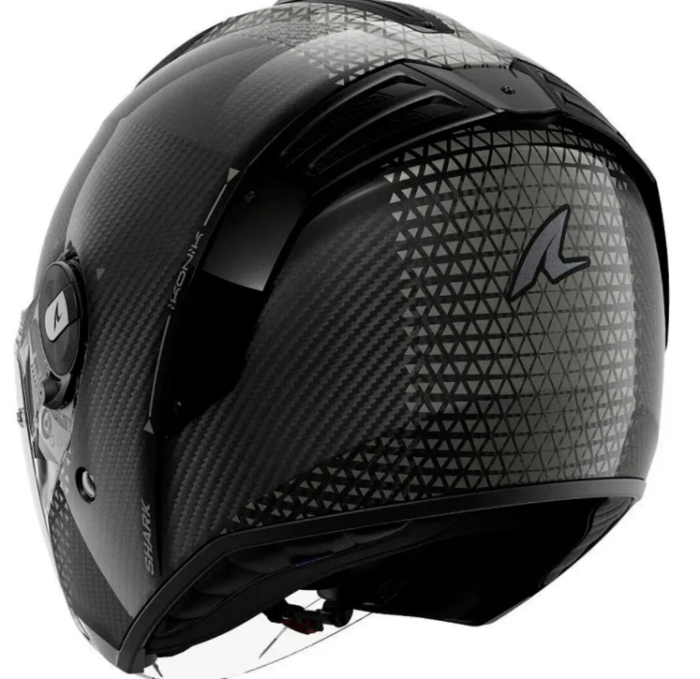Мотошолом SHARK RS Jet Carbon Ikonik Carbon Black Chrom