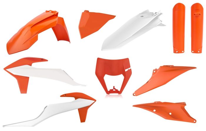 Пластик Polisport Enduro Kit - Ktm (20-) Orange/white
