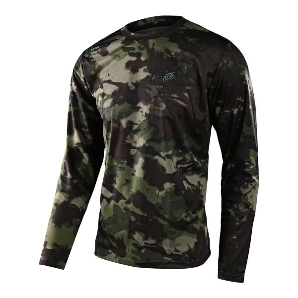 Джерсі TLD FLOWLINE LS JERSEY COVERT [ARMY GREEN]