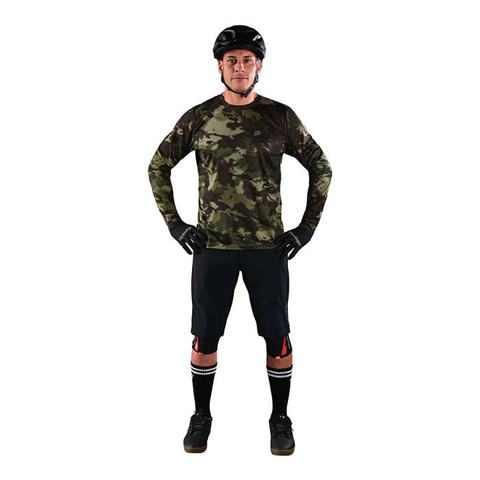 Джерсі TLD FLOWLINE LS JERSEY COVERT [ARMY GREEN]